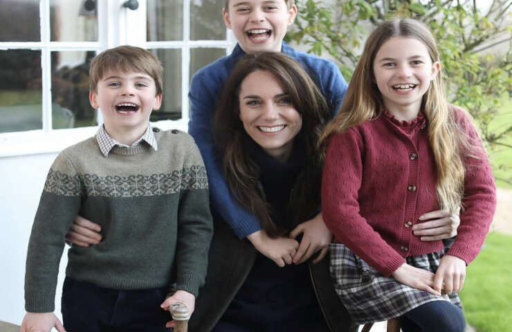 foto kate Middleton con figli