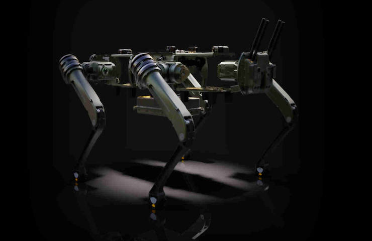 Vision 60, i cani robot armati di fucili sono testati dai marines USA