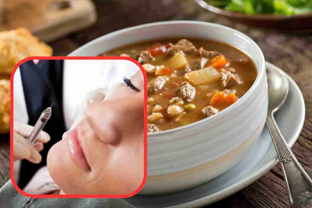 botulino zuppa mercato massima attenzione